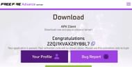 The Activation Code is given after players complete the registration (Image via Garena)